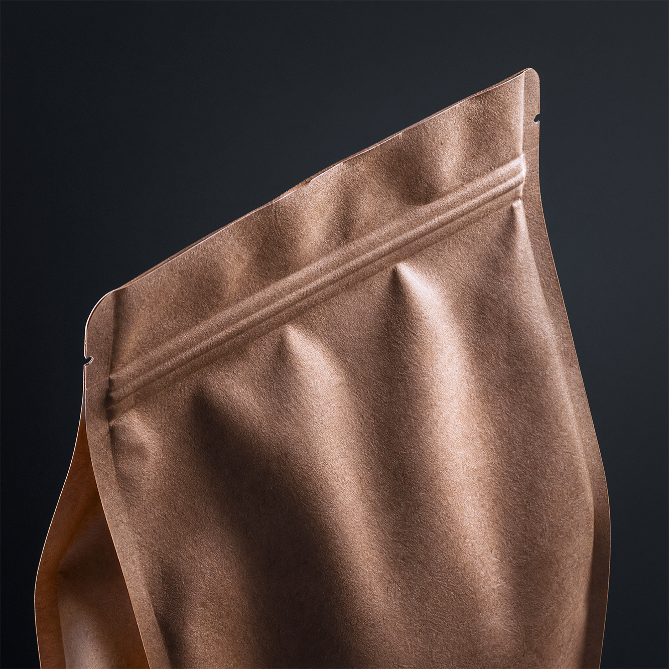 braune tüte verpackung mit barriere-beschichtungen von papier von dunmore
