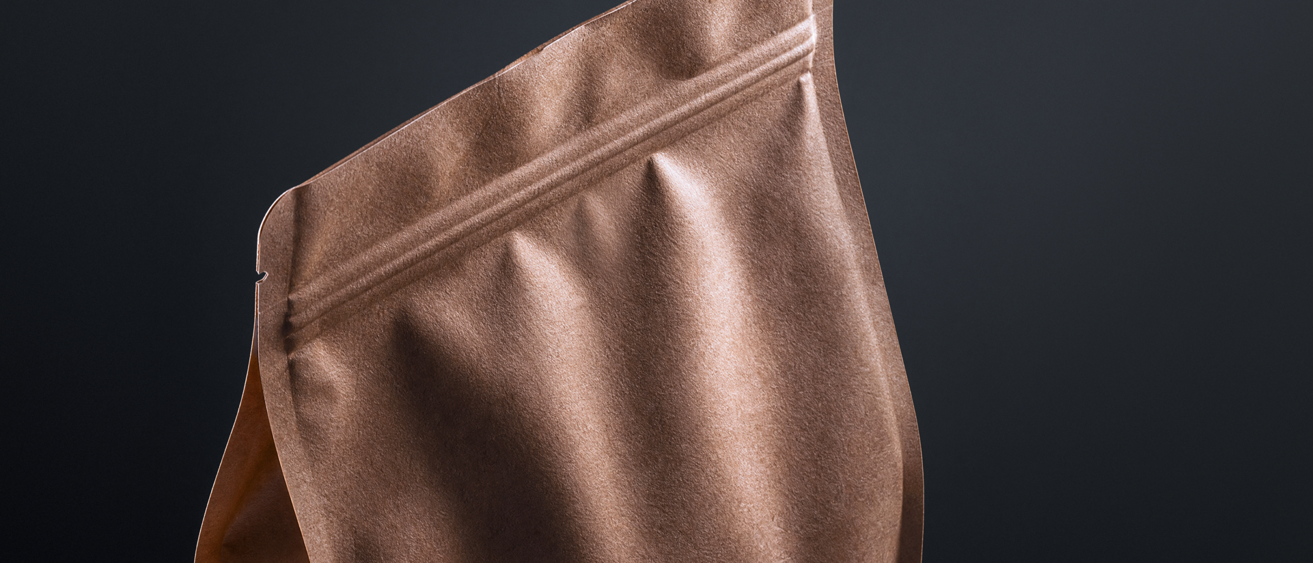 braune verpackung papierbasierte tüte mit barrierebeschichtung von dunmore